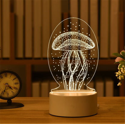 3D Night Light LED Table Lamp
