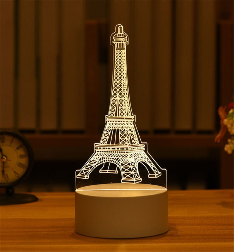 3D Night Light LED Table Lamp