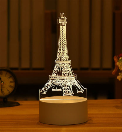 3D Night Light LED Table Lamp
