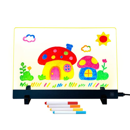 LED Drawing Board 20 x 30cm USB Powered for Kids