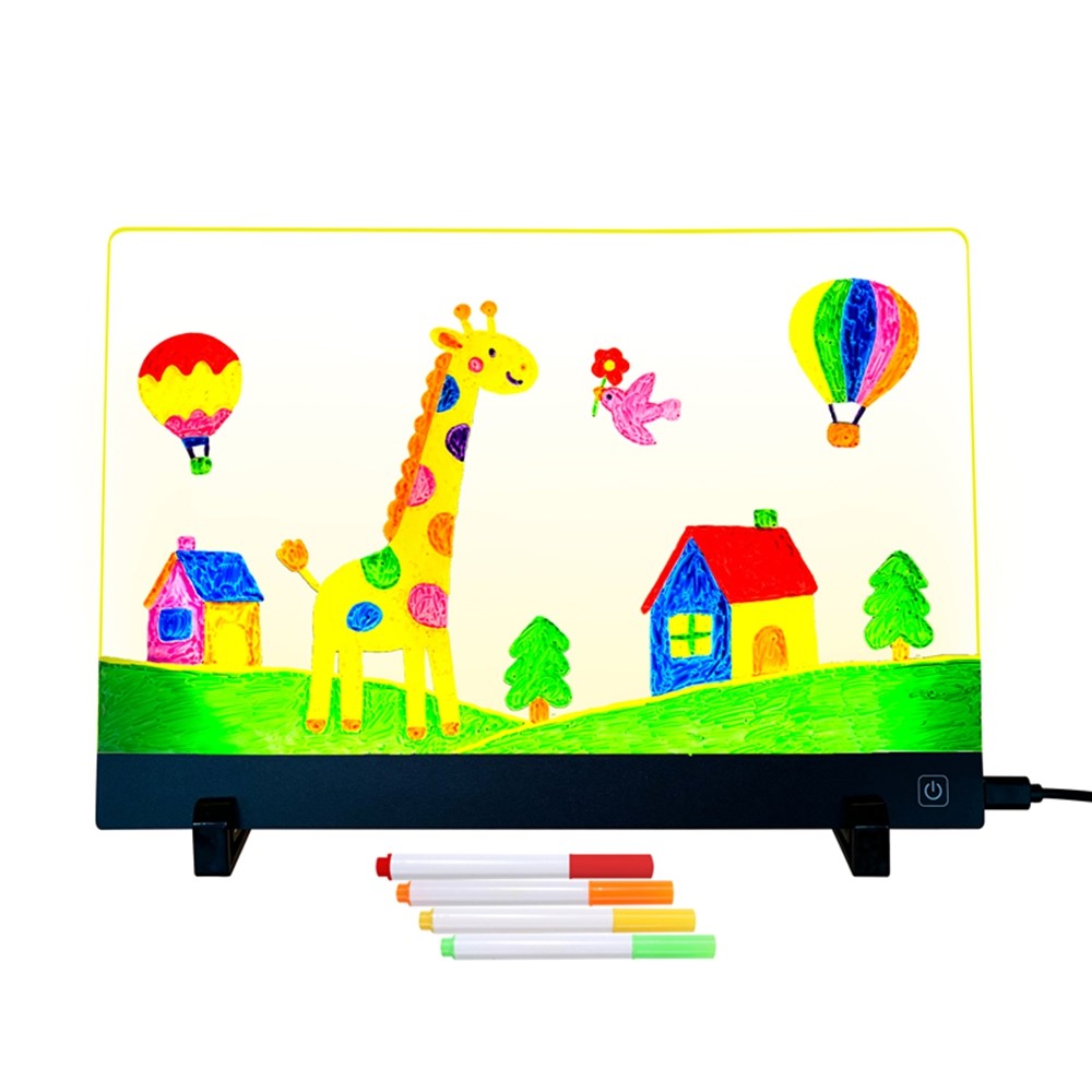 LED Drawing Board 20 x 30cm USB Powered for Kids