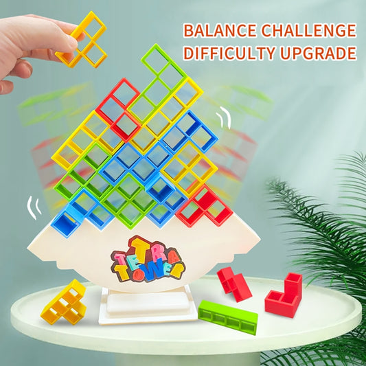 Balance Game Stacking Block Tabletop Interaction Toy - TrendyGifts.co.uk
